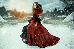 Как носить теплые зимние платья, чтобы выглядеть потрясающе