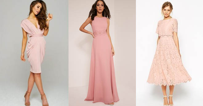 Розовое платье – отличный выбор для романтичного образа