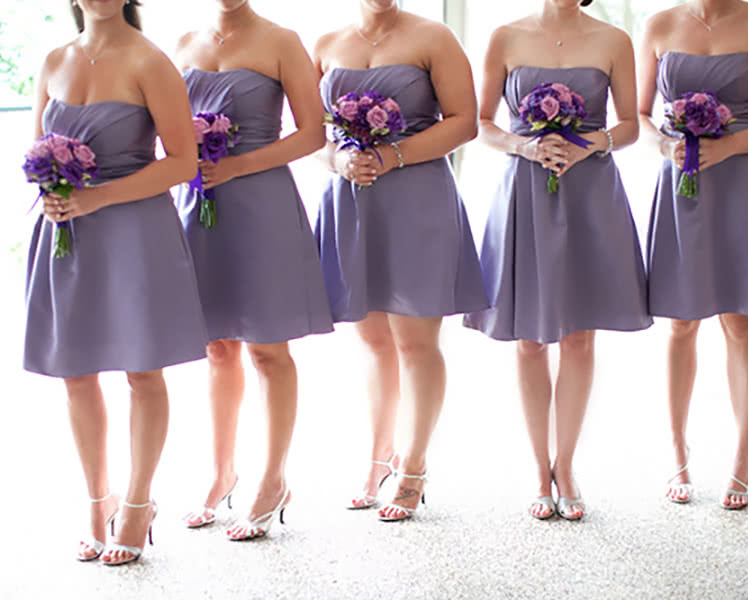 Можно ли выбрать сиреневые платья для подружек невесты