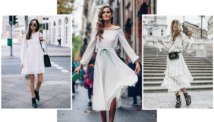 Короткие белые платья – тренд 2023 года