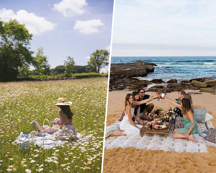 идеи для летней фотосессии пикник на природе
