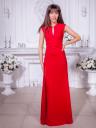 Длинное красное платье с разрезом, фото 8