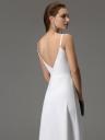 Белое длинное платье с вырезом на спине, фото 2