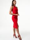 Красное платье с открытой спиной и разрезом на ноге, фото 7