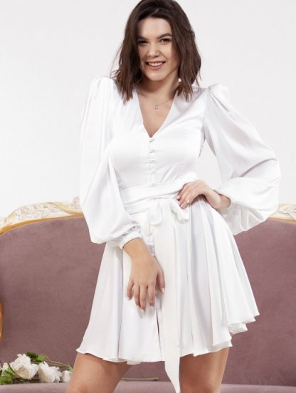 Купить короткое платье женское шелковое в интернет-магазине | gkhyarovoe.ru