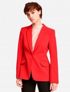 Стильный женский пиджак красного цвета