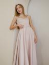 Нарядное платье миди длины розового цвета, фото 4
