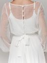Нарядная белая накидка на платье без платья, фото 4