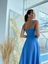 Голубое платье с разрезом - идеальный вариант в качестве голубого выпускного платья, гостьи на свадьбе или платья подружки невесты, фото 6