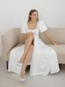 «Захватывающее дух белое платье для женщин | Красивое вечернее платье с разрезом сбоку | Идеальное платье для невесты или выпускного бала», фото 3