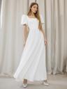 «Захватывающее дух белое платье для женщин | Красивое вечернее платье с разрезом сбоку | Идеальное платье для невесты или выпускного бала», фото 9
