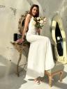Элегантное платье силуэта «русалка» | Идеальное свадебное или выпускное платье | великолепное вечернее платье в пол | Потрясающее белое платье: облега, фото 4