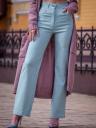 Однотонные мятные женские летние джинсы, фото 4