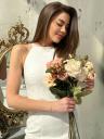 Элегантное платье силуэта «русалка» | Идеальное свадебное или выпускное платье | великолепное вечернее платье в пол | Потрясающее белое платье: облега, фото 6
