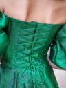 Экстравагантное макси-платье | Зеленое платье с модной пышной юбкой | Идеальное летнее платье для женщин, фото 13