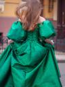 Экстравагантное макси-платье | Зеленое платье с модной пышной юбкой | Идеальное летнее платье для женщин, фото 6