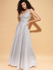 «Твое любимое летнее платье | Серебряное платье с блестками | Дерзкое вечернее платье | Сияющее платье для матери невесты»