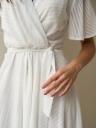 Нарядное белое платье в пол, фото 7