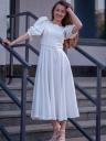 "Идеально подходит для вечернего или свадебного платья | Белое платье для женщин | Платье без спинки | Летнее платье | Коктейльное платье", фото 8