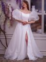 Свадебное пышное платье и рукавами «буфф», фото 6