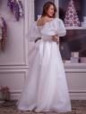 Свадебное пышное платье и рукавами «буфф», фото 7
