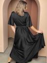 "Волшебное черное платье на запах | Женское летнее платье в пол | Идеально подходит для любой вечеринки", фото 5