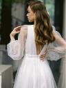 Вечная элегантность| Белое платье для помолвки | Женское летнее вечернее платье, фото 3