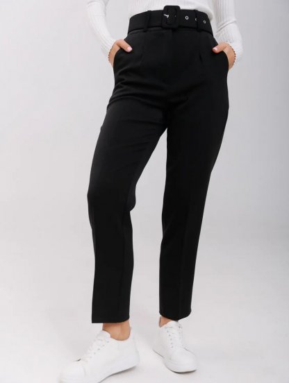 Черные женские брюки, классическая костюмка., фото 1