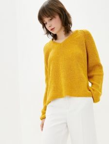 Женский свитер с V-образным вырезом
