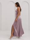 Атласное платье макси для выпускного вечера вашей мечты лилового цвета, фото 6