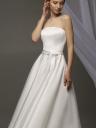 Длинное свадебное платье с оголенными плечами, фото 3
