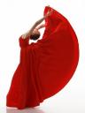 Нарядное длинное красное платье на свадьбу или выпускной, фото 3