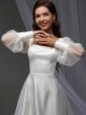 Короткое корсетное платье на свадьбу, розпись или вечиринку для невест, фото 4