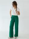 Зеленые классические легкие брюки на лето, фото 2