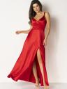 Вечернее красное платье без рукавов, фото 2