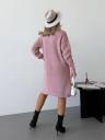 Вязанное шерстяное платье пудрового цвета, фото 5
