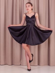 Черное нарядное платье на корпоратив, вечеринку, свадьбу или день рождения