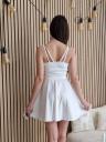 Короткое белое платье на вальс, фото 2