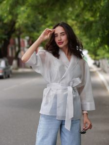 Нарядная накидка к платьям, комбинезонам и к повседневной одежде