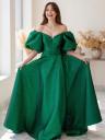 Увеличить фото Изумрудное платье с большой пышной юбкой, фото 4