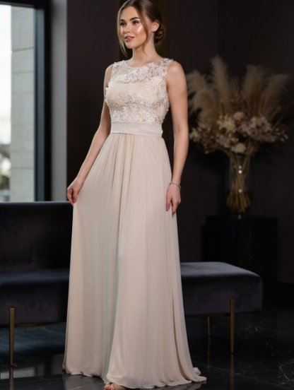 Длинное вечернее платье с цветами, фото 1