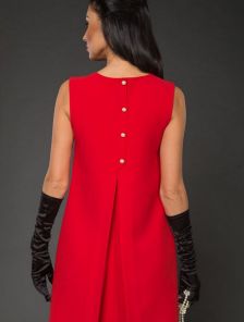 Элегантное и стильное платье красного цвета