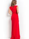 Длинное красное платье с разрезом, фото 3