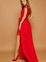 Вечернее красное кружевное платье, фото 3